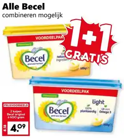 CoopCompact Alle Becel aanbieding