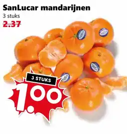 CoopCompact SanLucar mandarijnen aanbieding