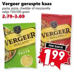 CoopCompact Vergeer geraspte kaas aanbieding