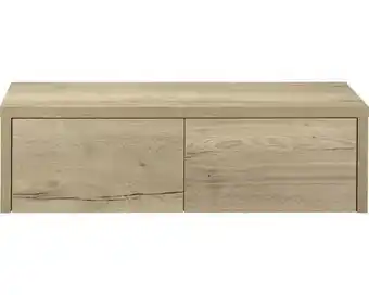 Hornbach SANOX Badkamermeubelset Bloxx met wastafelblad 35x120x45 cm natuur eiken aanbieding