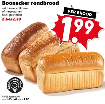 CoopCompact Boonacker rondbrood aanbieding