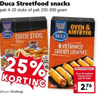 CoopCompact Duca Streetfood snacks aanbieding
