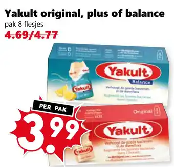 CoopCompact Yakult original, plus of balance aanbieding