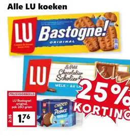 CoopCompact Alle LU koeken aanbieding