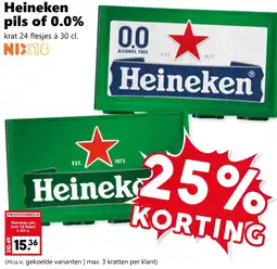 CoopCompact Heineken pils of 0.0% aanbieding