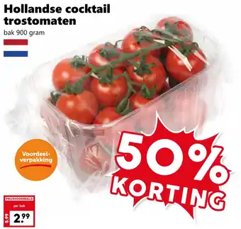 Coop Hollandse cocktail trostomaten bak aanbieding