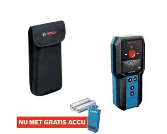 Hornbach Bosch Professional muurscanner GMS 120-27 **gratis accu** aanbieding