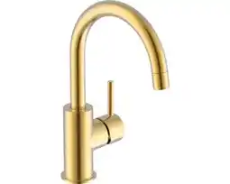 Hornbach AVITAL Wastafelkraan BONNY eco goud mat aanbieding