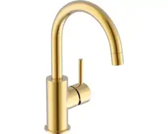 Hornbach AVITAL Wastafelkraan BONNY eco goud mat aanbieding
