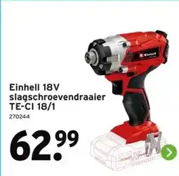 GAMMA Einhell 18V slagschroevendraaier aanbieding