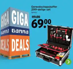 GAMMA Gereedschapskoffer aanbieding