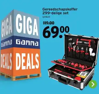 GAMMA Gereedschapskoffer aanbieding