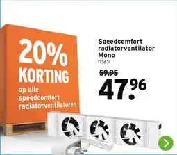 GAMMA Speedcomfort radiatorventilator aanbieding
