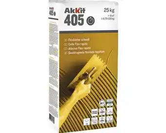 Hornbach AKKIT 405 sneldrogende flexibele tegellijm 25 kg aanbieding