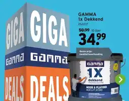 GAMMA GAMMA 1x Dekkend aanbieding