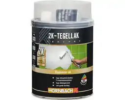 Hornbach HORNBACH Tegellak 2 componenten glanzend wit 750 ml incl. harder 20 ml aanbieding