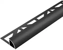 Hornbach DURAL Afsluitprofiel kwartrond aluminium zwart 10 mm x 300 cm DRACM 1011 aanbieding