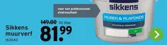 GAMMA Sikkens muurverf aanbieding