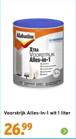 GAMMA Voorstrijk Alles-In-1 wit 1 liter aanbieding