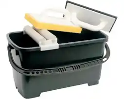 Hornbach KAUFMANN Tegelwasset incl. emmer, tegelwasbord, sponsspaan en rollenpers aanbieding