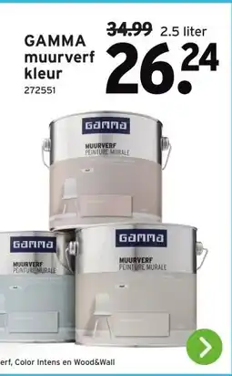GAMMA GAMMA muurverf kleur aanbieding