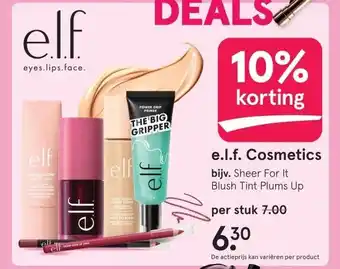 Etos e.l.f. Cosmetics aanbieding