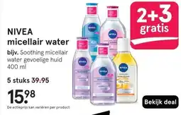 Etos NIVEA micellair water aanbieding