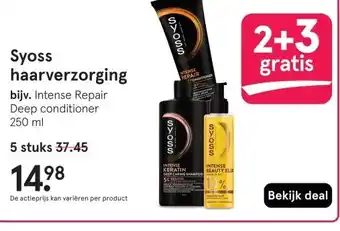 Etos Syoss haarverzorging aanbieding