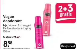 Etos Vogue deodorant aanbieding