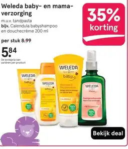Etos Weleda baby- en mama-verzorging aanbieding