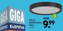 GAMMA EGLO plafonniere Idun aanbieding