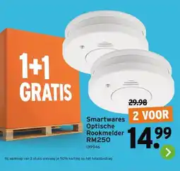 GAMMA Smartwares Optische Rookmelder RM250 aanbieding