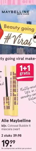 Etos Alle Maybelline aanbieding