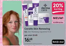 Etos CeraVe Skin Renewing aanbieding