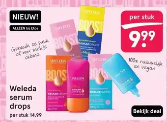 Etos Weleda serum drops aanbieding