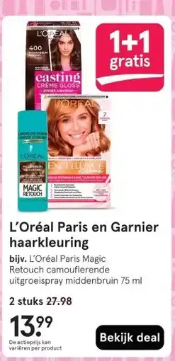 Etos L'Oréal Paris en Garnier haarkleuring aanbieding