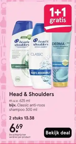 Etos Head & Shoulders aanbieding