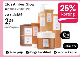 Etos Etos Amber Glow aanbieding