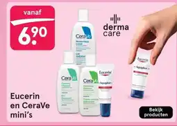 Etos Eucerin en CeraVe mini's aanbieding
