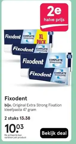 Etos Fixodent aanbieding
