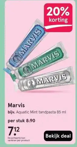 Etos Marvis aanbieding
