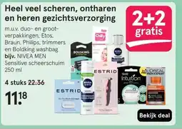 Etos Heel veel scheren, ontharen en heren gezichtsverzorgingm. aanbieding