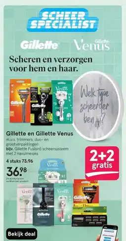 Etos Gillette en Gillette Venus aanbieding