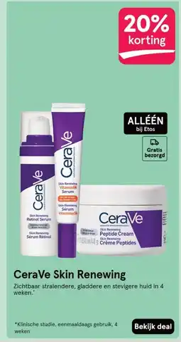 Etos CeraVe Skin Renewing aanbieding