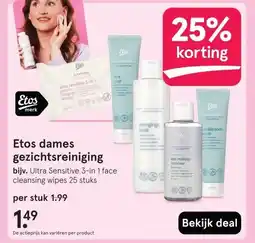Etos Etos dames gezichtsreiniging aanbieding