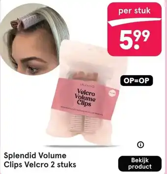 Etos Splendid Volume Clips Velcro aanbieding