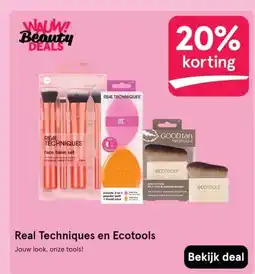 Etos Real Techniques en Ecotools aanbieding