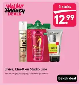 Etos Elvive, Elnett en Studio Line aanbieding