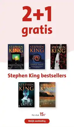 Bruna Stephen King bestsellers aanbieding