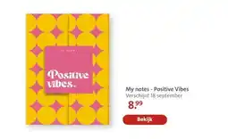 Bruna My notes - Positive Vibes aanbieding